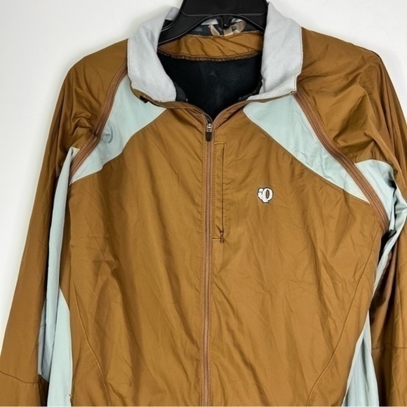 Pearl Izumi Jacket womens large windbreaker brown zip up - Picture 2 of 11